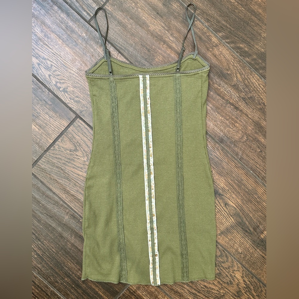 UO Roxanne Seamed Ribbed Mini Dress XS - Picture 5 of 9